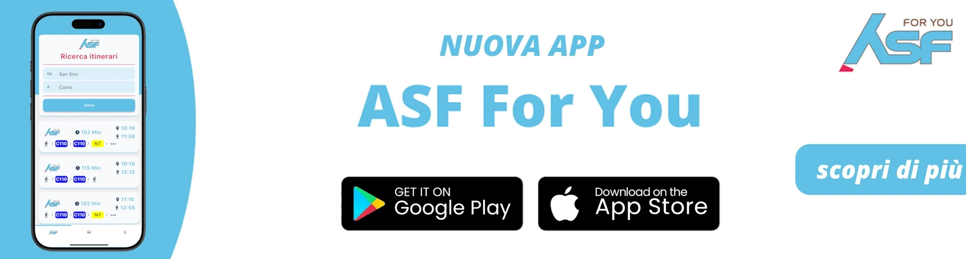 Nuova App ASF For You