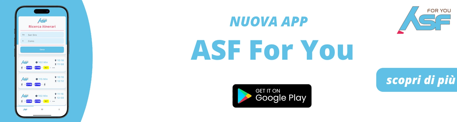 Nuova App ASF For You