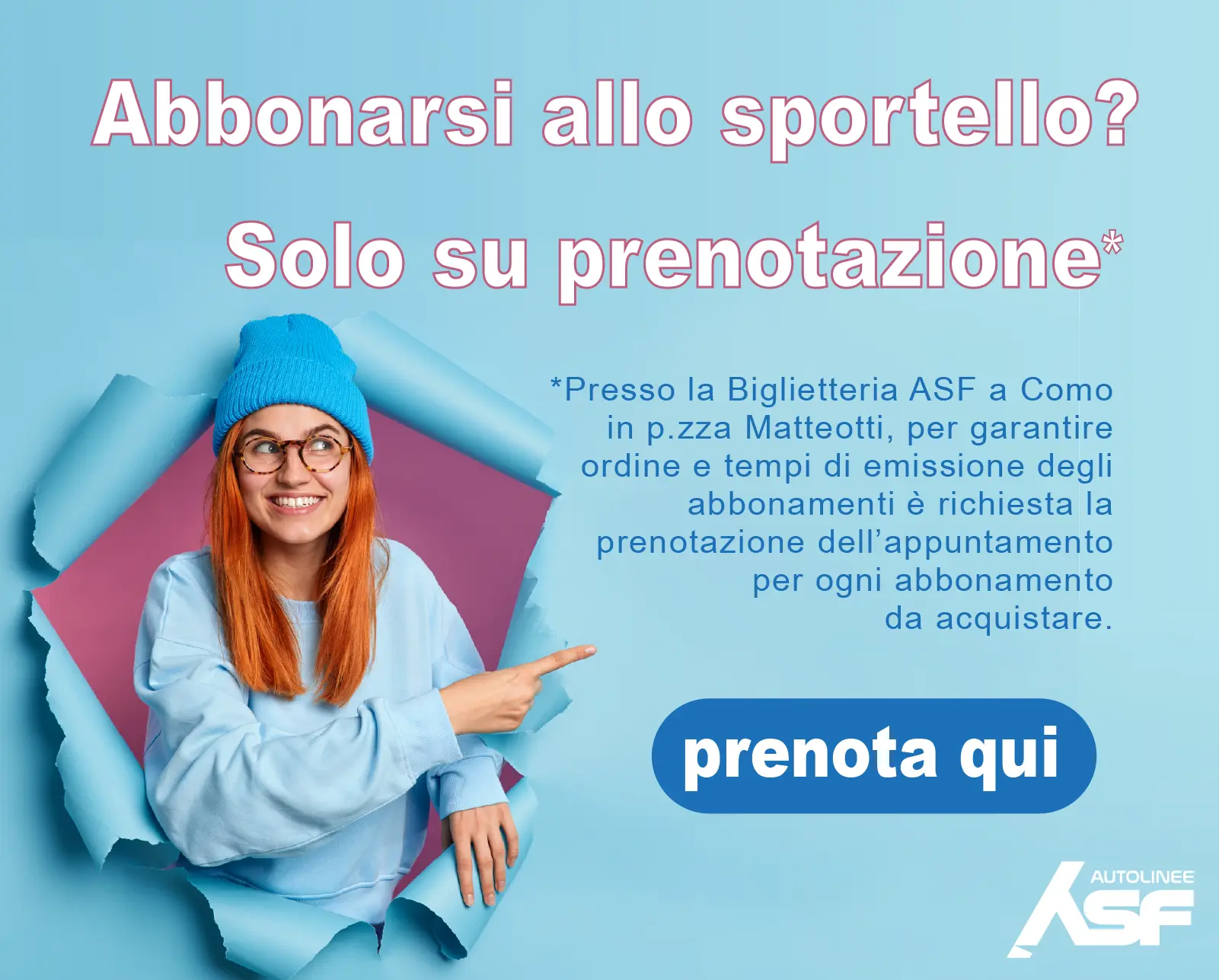 Abbonati allo sportello
